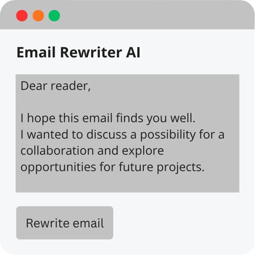 Email Rewriter AI screenshot