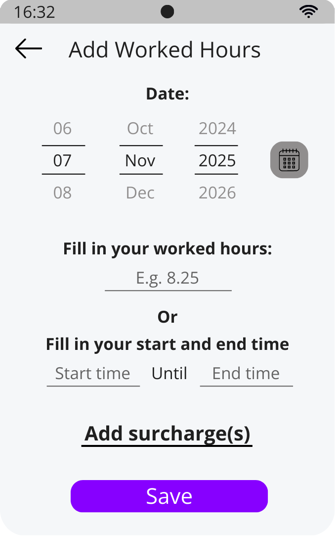Work Hours Tracker screenshot