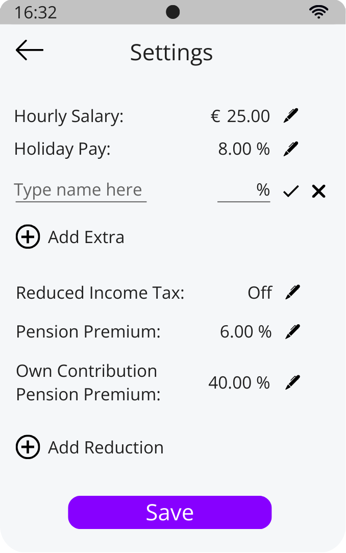 Work Hours Tracker screenshot